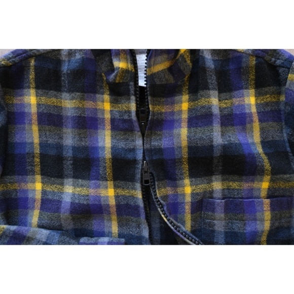 Yohji Yamamoto - AW02 Wool Flannel Dual-Zip Plaid Shirt/Jacket - Picture 6 of 15